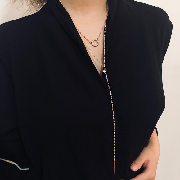 Double Layers Necklaces - Picture 3 of 6